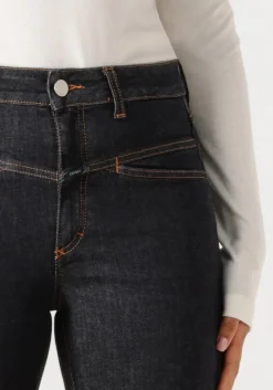 CLOSED e slim fit jeans pedal pusher 2 donkerblauw