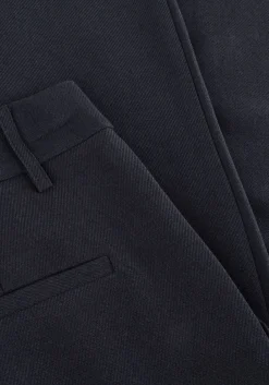 CO'COUTURE e pantalon marin pleat long pant donkerblauw