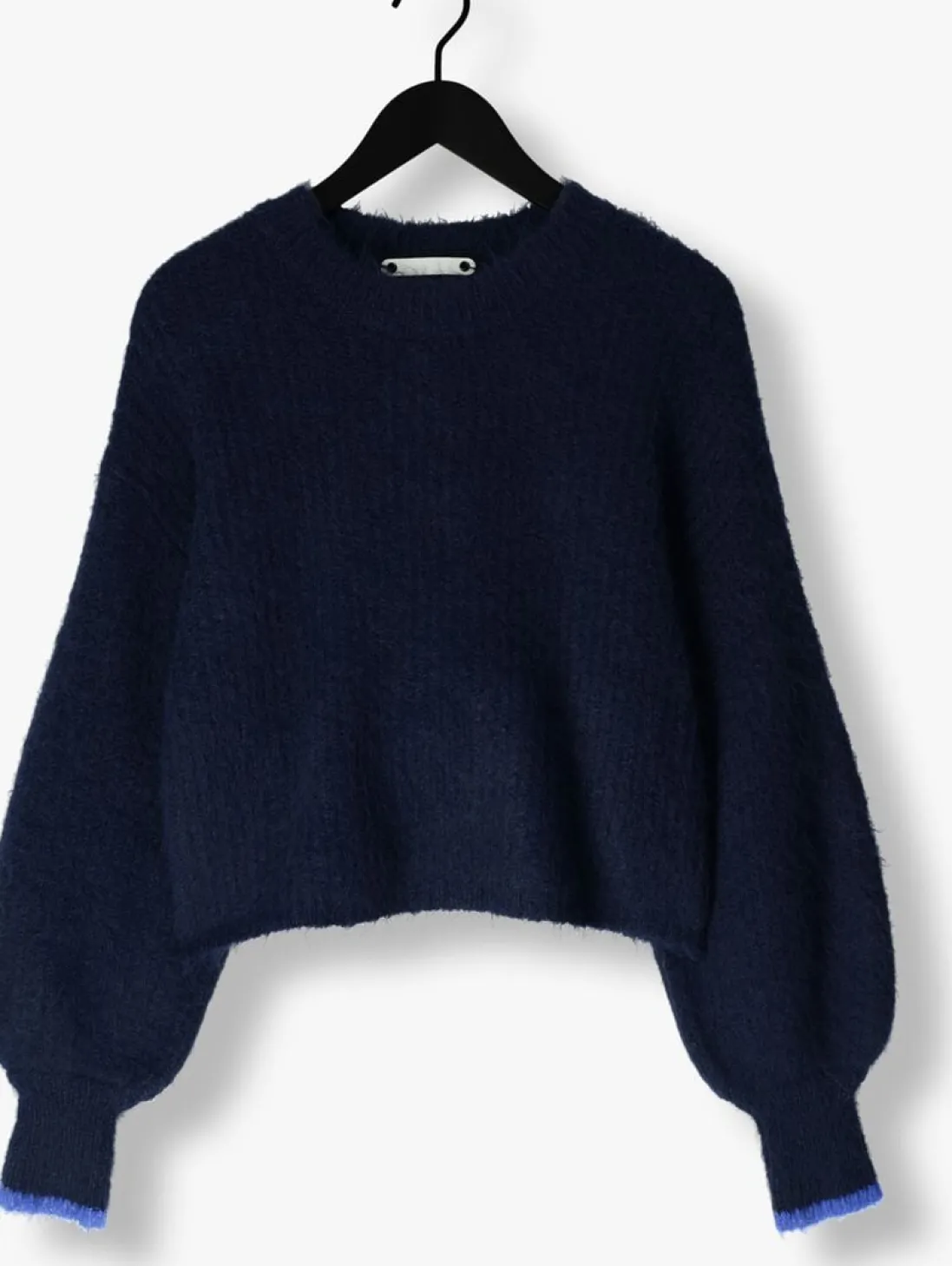 CO'COUTURE e truien/vesten coralee crop knit donkerblauw New