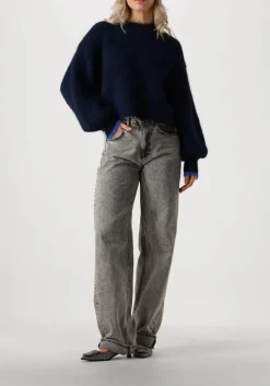 CO'COUTURE e truien/vesten coralee crop knit donkerblauw New