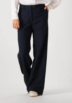 CO'COUTURE e wijde broek vola long wide pant donkerblauw Outlet