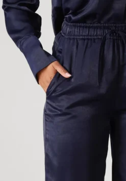 DANTE6 e pantalon noldy wide leg pants donkerblauw Sale