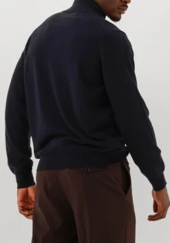 FILIPPO DE LAURENTIIS e trui mezza zip ml donkerblauw Online
