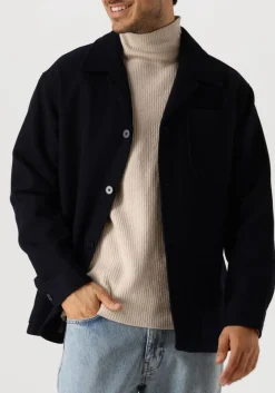 FORÉT e forét jack lodge wool jacket donkerblauw Outlet