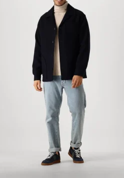 FORÉT e forét jack lodge wool jacket donkerblauw Outlet