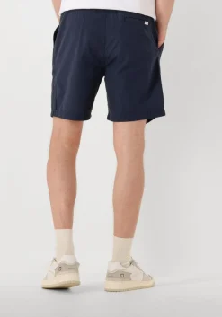 FORÉT e forét korte broek hush seersucker short donkerblauw Discount
