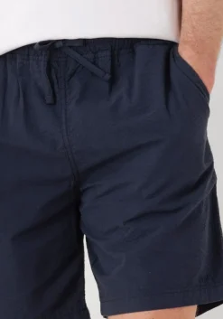 FORÉT e forét korte broek hush seersucker short donkerblauw Discount