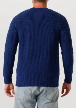 FORÉT e forét trui delta wool knit donkerblauw New