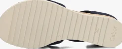 GABOR e sandalen met hak 782 donkerblauw