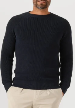GENTILUOMO e trui round ls raglan donkerblauw Outlet