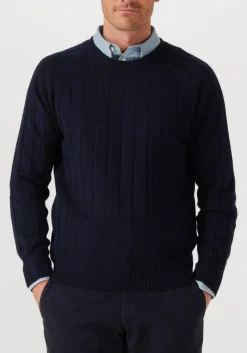 GRAN SASSO e trui crew l slv donkerblauw Outlet