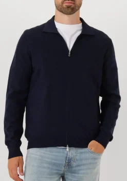 GRAN SASSO e vest jacket zip donkerblauw