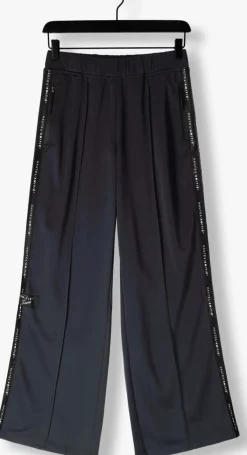 HAUTE L'AMITIÉ e haute l'amitié wijde broek logo tape track tall pant donkerblauw Clearance