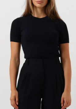 HERSKIND e t-shirt doofy knit blouse donkerblauw Discount