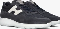 HOGAN e lage sneakers interactive3 allacciato pelle donkerblauw Hot