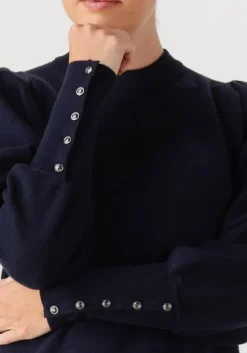 JANICE e midi jurk clay donkerblauw Online