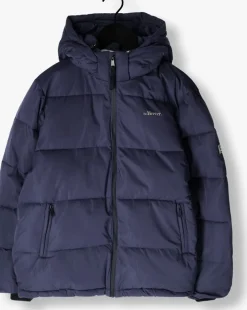MERCER AMSTERDAM e gewatteerde jas the mercer puffer jacket donkerblauw Discount