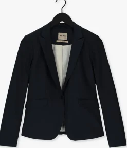 MOS MOSH e blazer blake night blazer sustainable donkerblauw