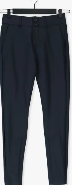 MOS MOSH e pantalon blake night pant sustainable donkerblauw