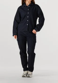 PENN & INK e blouses blouse w25z801 donkerblauw New