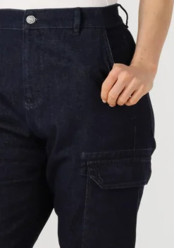 PENN & INK e cargobroeken trousers donkerblauw