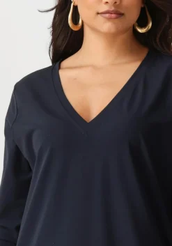 PENN & INK e midi jurk blake donkerblauw