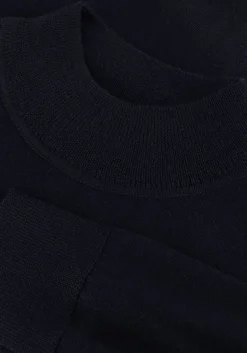 PROFUOMO e coltrui pullover mock neck merino donkerblauw Outlet