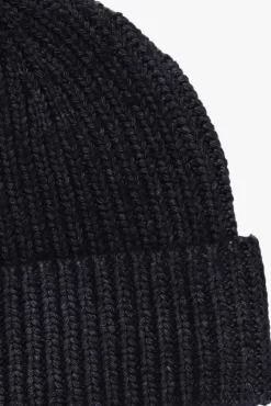 PROFUOMO e muts hat wool nylon donkerblauw Best