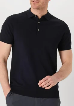 PROFUOMO e polo polo short sleeve donkerblauw Discount