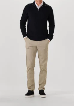 PROFUOMO e trui pullover half zip donkerblauw Hot