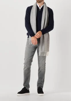 PROFUOMO e trui pullover half zip merino donkerblauw