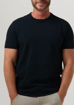 PROFUOMO e t-shirt t-shirt short sleeve jersey donkerblauw