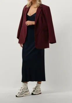 RESORT FINEST e midi jurk slip dress donkerblauw Hot