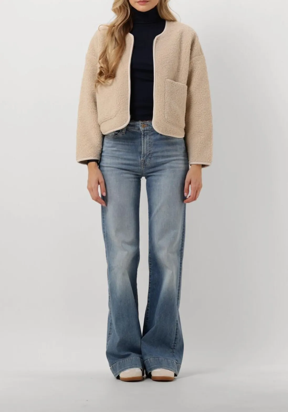 ROSEMUNDE e coltrui silk t-shirt w/ roller neck donkerblauw Hot