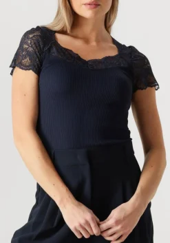 ROSEMUNDE e top beatha capsleeve donkerblauw Outlet