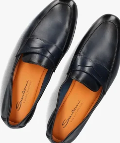 SANTONI e loafers carlos donkerblauw Best