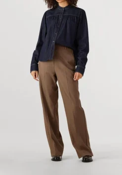 SECOND FEMALE e blouses dera denim shirt donkerblauw Online