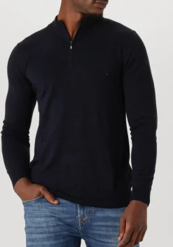 STEFANO LAURAN e trui half zip anders donkerblauw Online