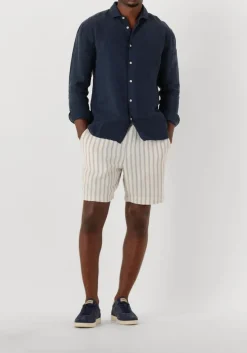 THE GOODPEOPLE e casual overhemd soho donkerblauw