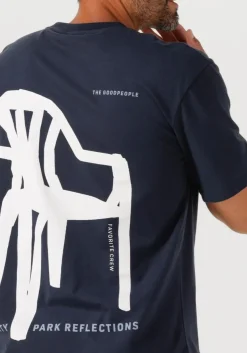 THE GOODPEOPLE e t-shirt taki donkerblauw Discount