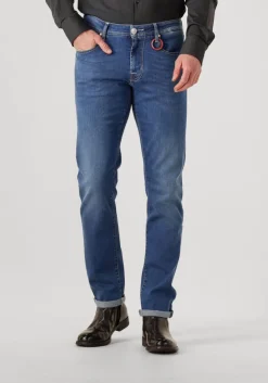 TRAMAROSSA donkere slim fit jeans michelangelo blauw Hot