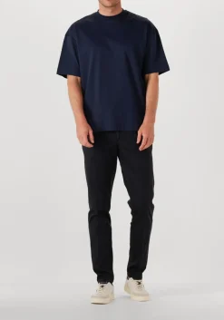 VALENZA e t-shirt 1026 interlock supima oversized t shirt donkerblauw Outlet
