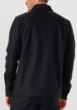 WAHTS e overshirt ewen stretch wool donkerblauw Online