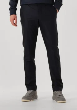 WAHTS e pantalon brett stretch wool donkerblauw Sale