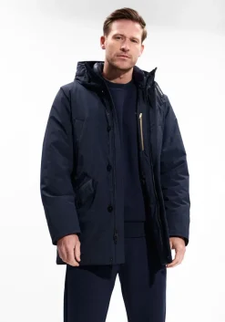 WOOLRICH e parka's stretch arctic parka donkerblauw