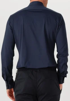 XACUS e klassiek overhemd active shirt 558ml donkerblauw Clearance
