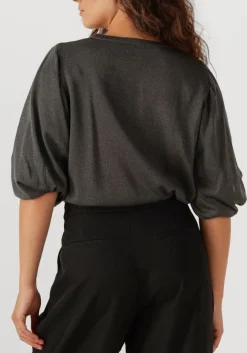 AIMEE THE LABEL donkergrijze top brecht donkergrijs Hot