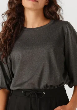 AIMEE THE LABEL donkergrijze top brecht donkergrijs Hot
