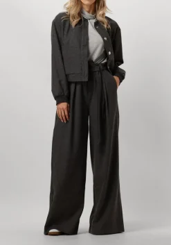 AIMEE THE LABEL donkergrijze broeken mayumia donkergrijs Clearance