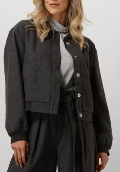AIMEE THE LABEL donkergrijze jack rioa donkergrijs Clearance